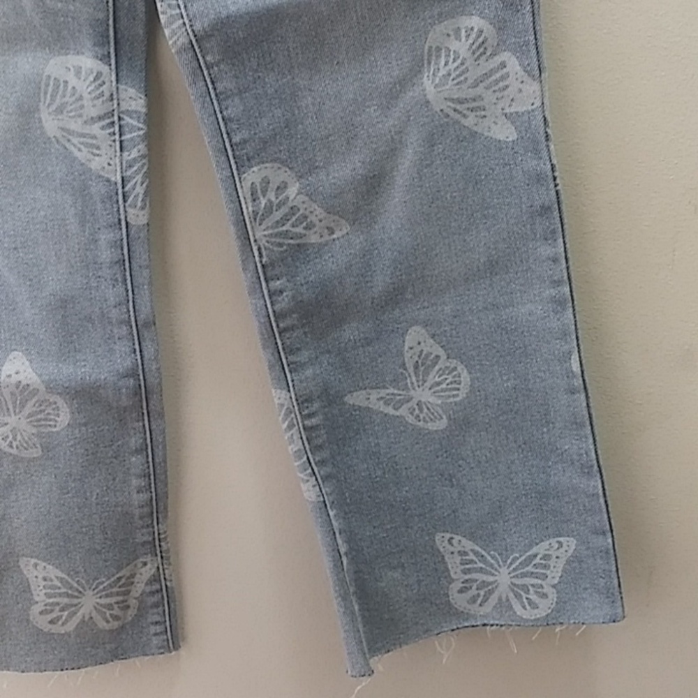 Tinsel Town Ladies Butterfly Jeans Size 0 - Picture 4 of 8
